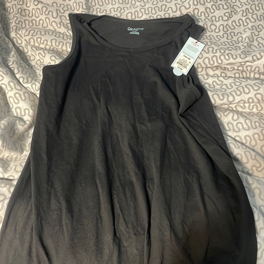Cat And Jacks Black Tank Top BRAND NEW! Size XXL (18)
